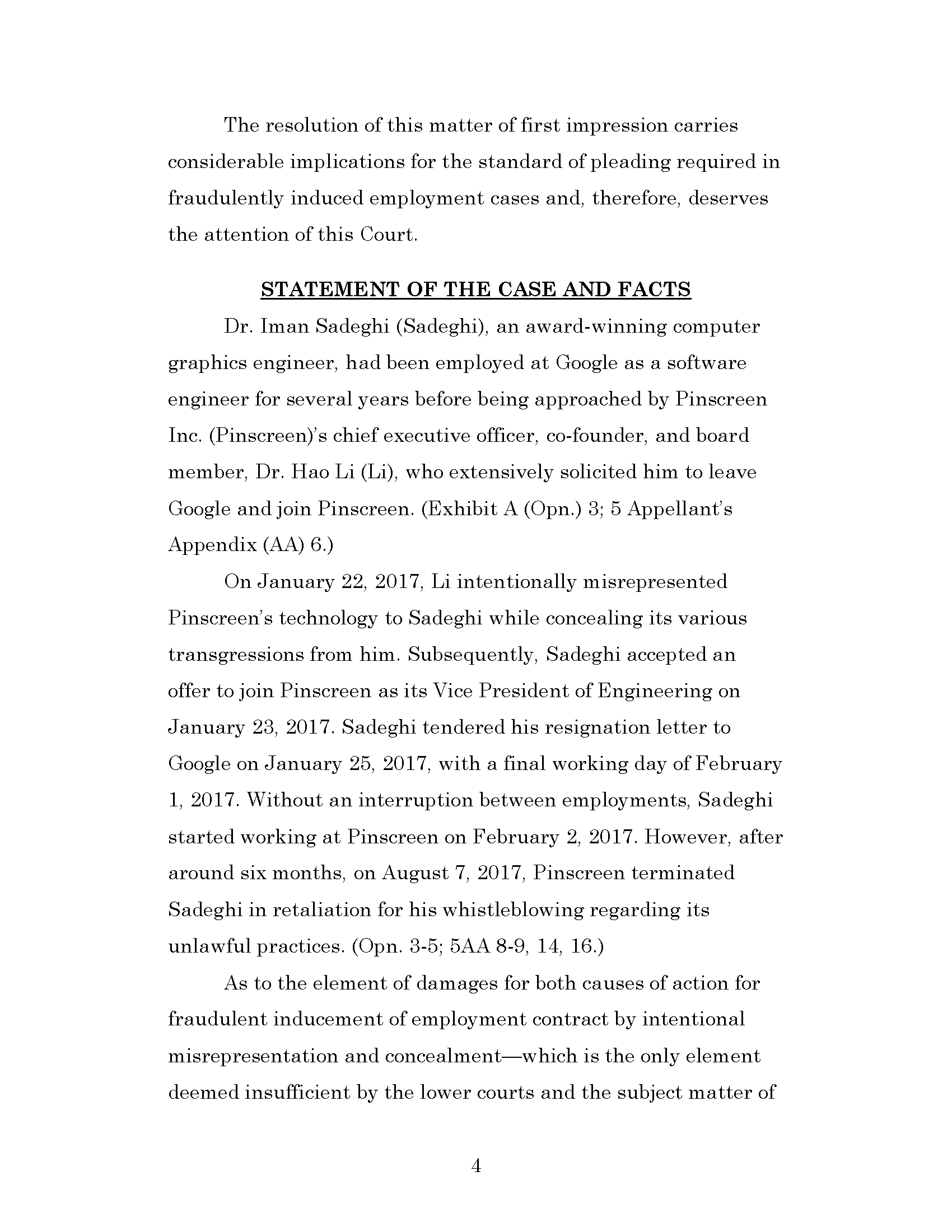 Dr. Iman Sadeghi v. Dr. Hao Li - Petition For Review Page 7