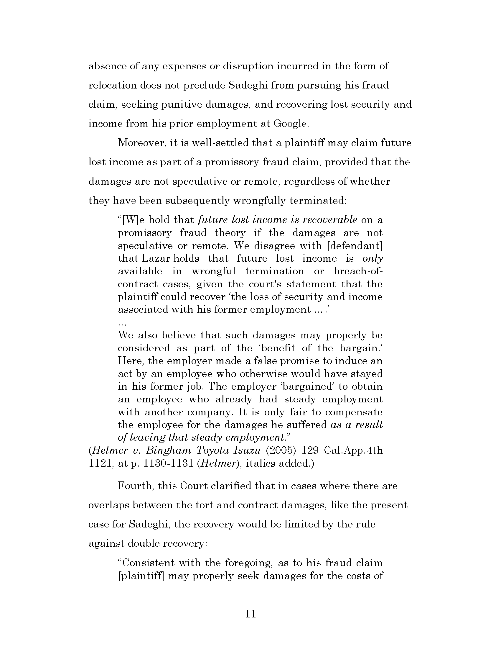 Dr. Iman Sadeghi v. Dr. Hao Li - Petition For Review Page 14